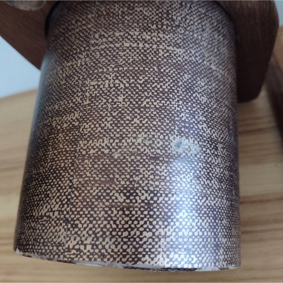 Vintage Fairfax USA Wooden 4 P*pe Rack Stand W/ Tobacco Humidor - Picture 11 of 14